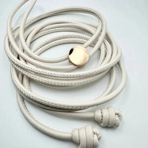 White Cord Belt